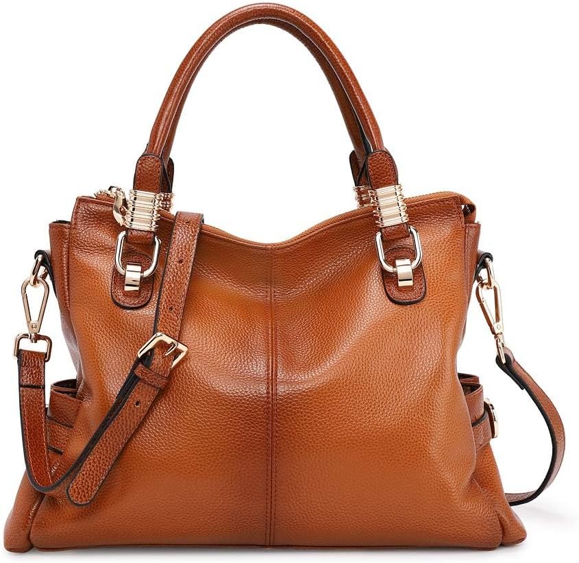 Bolsos Kattee para mujer de piel genuina suave, tipo bandolera, con...