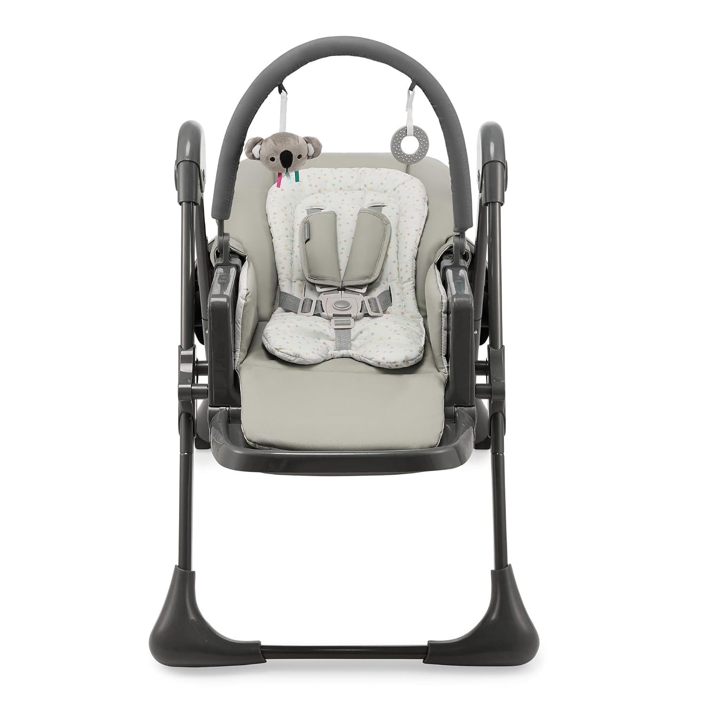 Kinderkraft Tummie - Silla alta 2 en 1, color gris | Ergonómico, re...