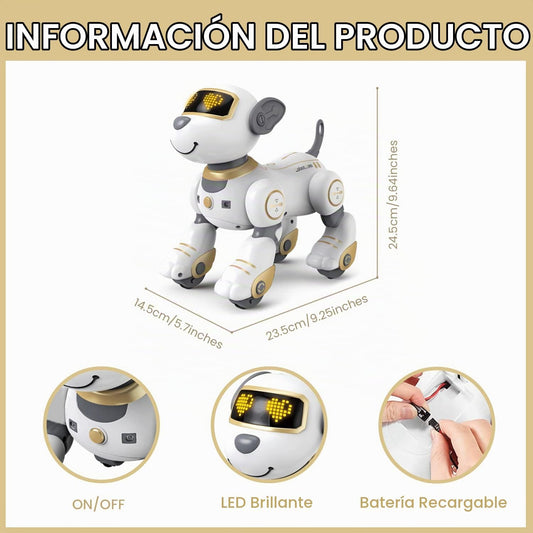 FUUY Perro Robot para Niños Perro Robot de Control Remoto Juguete d...