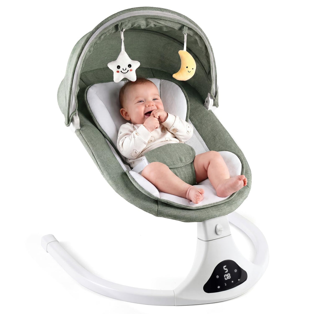 Columpio para bebés y niños pequeños | Columpio portátil para bebés...