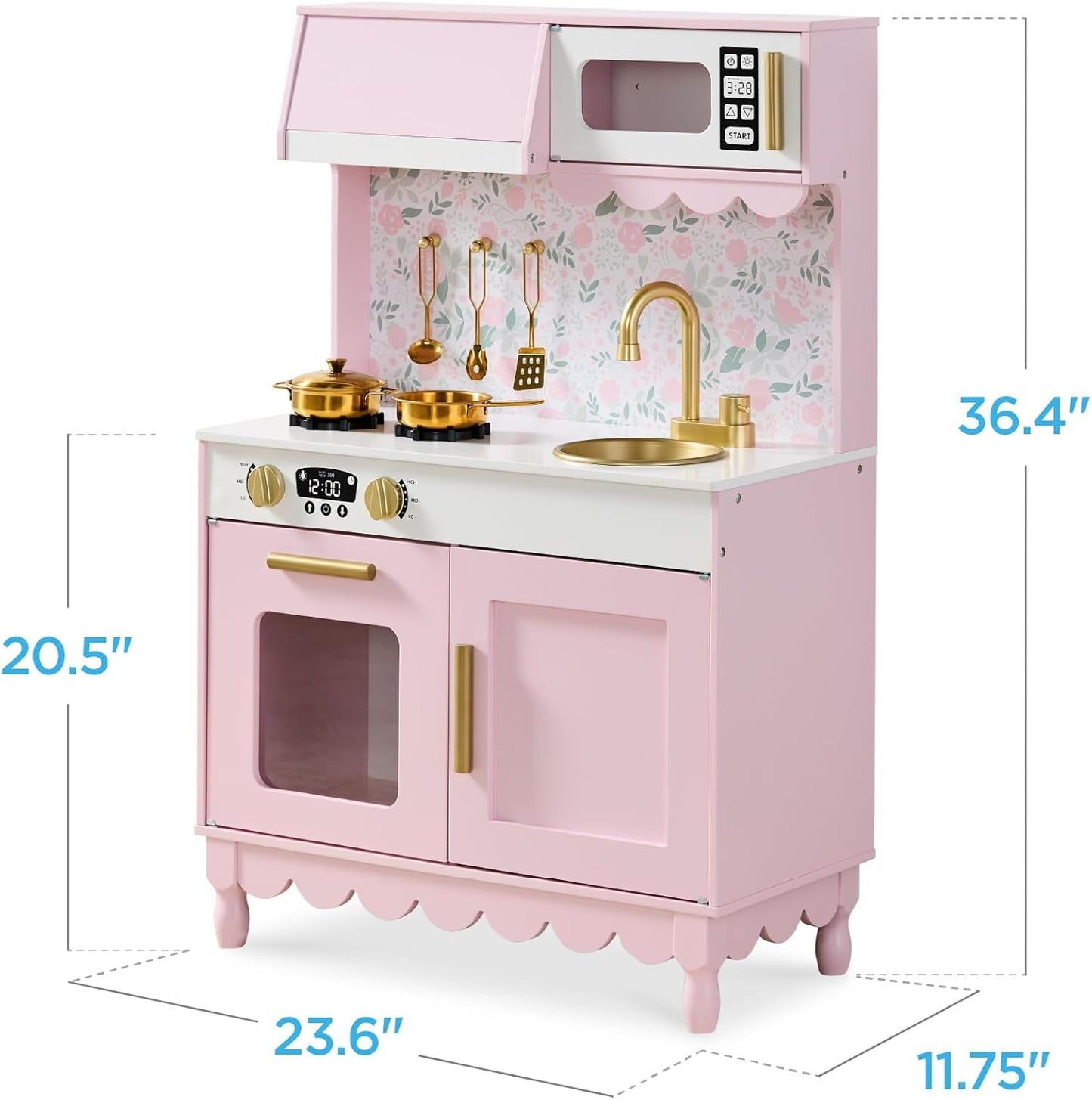 Best Choice Products - Juguetes de madera para niños, cocina de sim...
