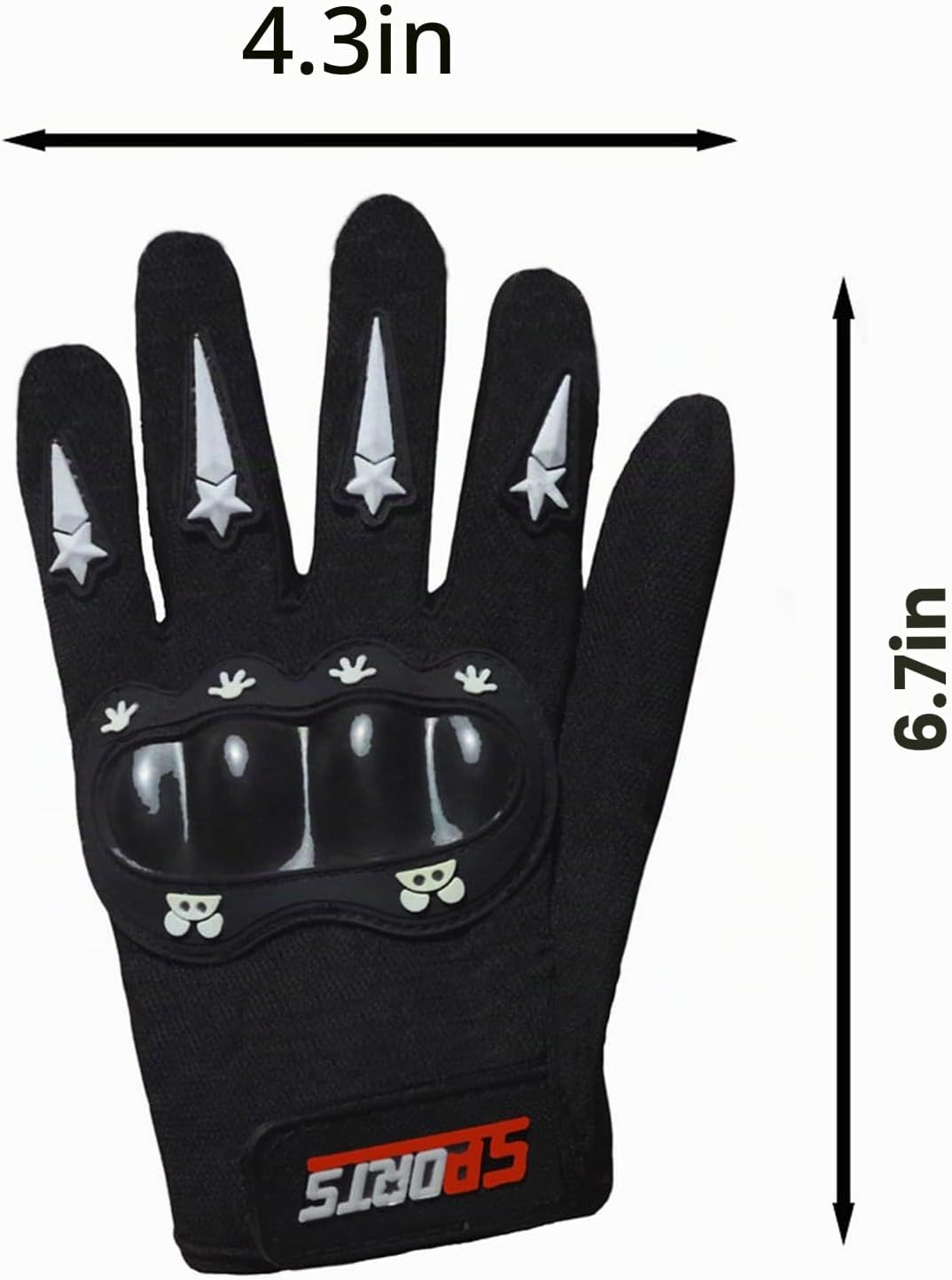 J10C Guantes de motocross para niños, protección de grado profesion...
