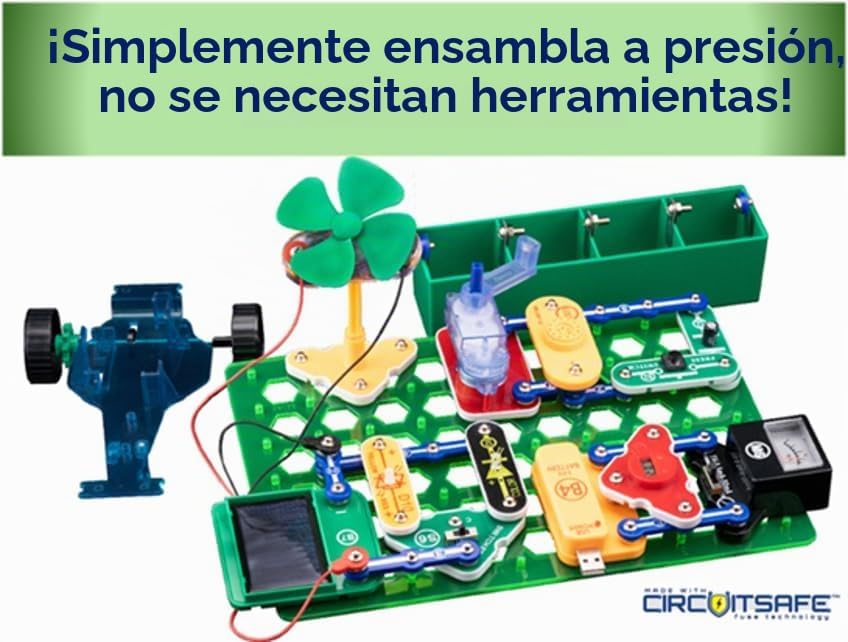 Snap Circuits Kit de exploración de electrónica de energía verde |...