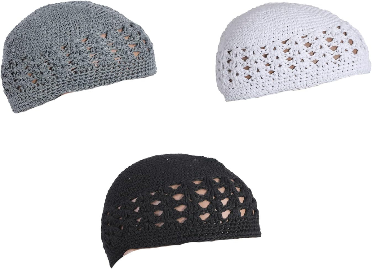 Gorros unisex de algodón de primera calidad para tejer calavera, go...