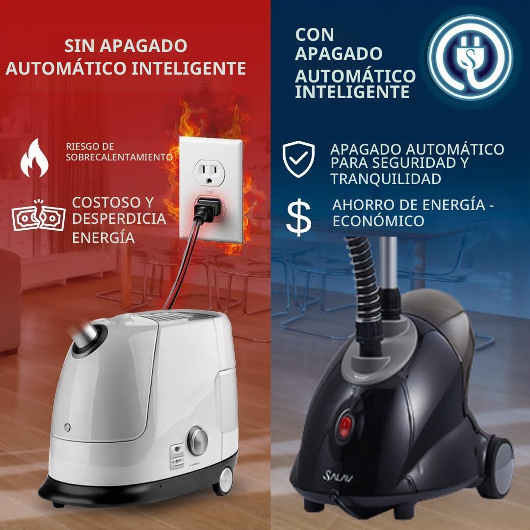 SALAV Vaporizador de ropa de tamaño completo para ropa con segurida...
