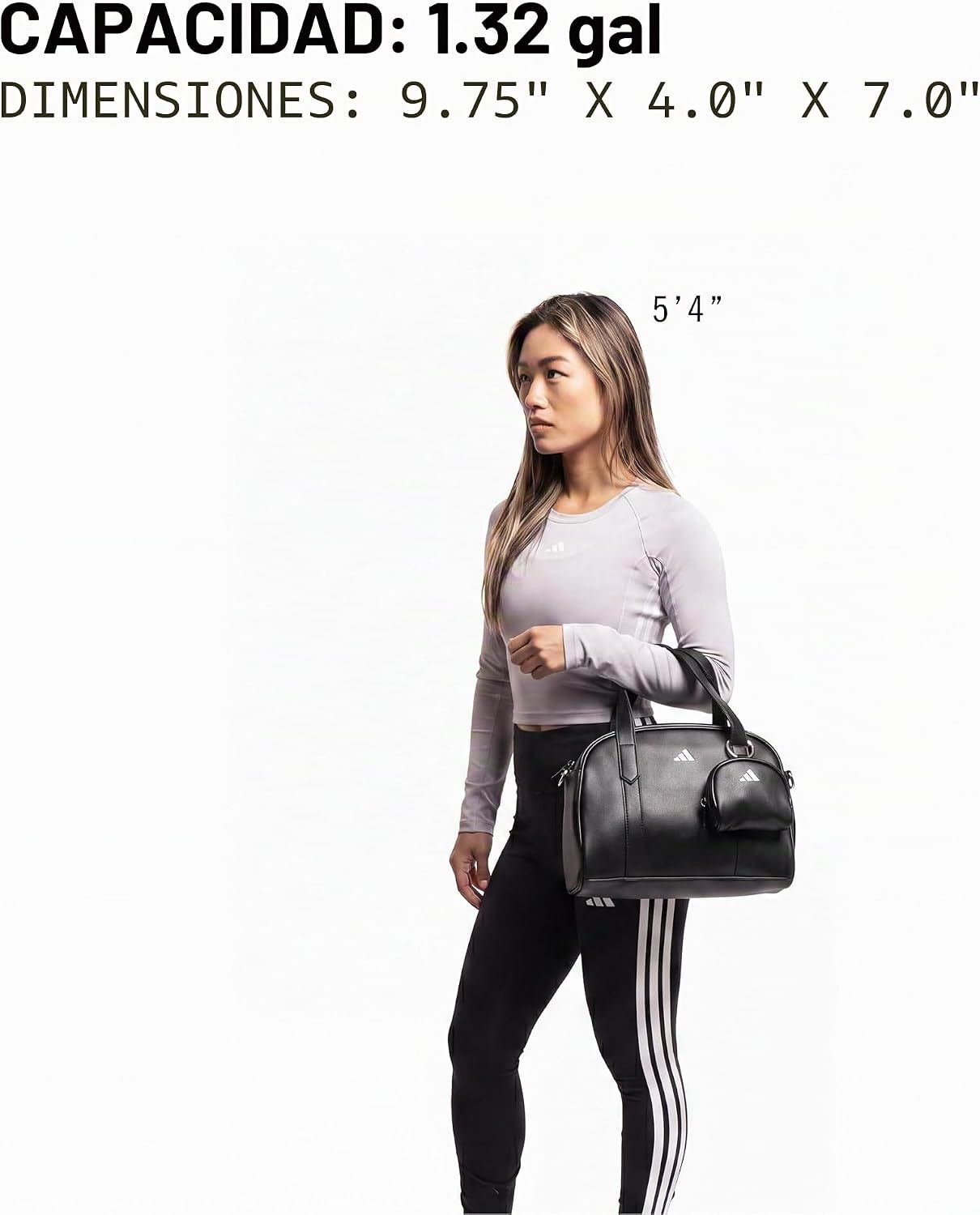 adidas Bolsa de transporte con mini bolsa extraíble | Adjustable St...