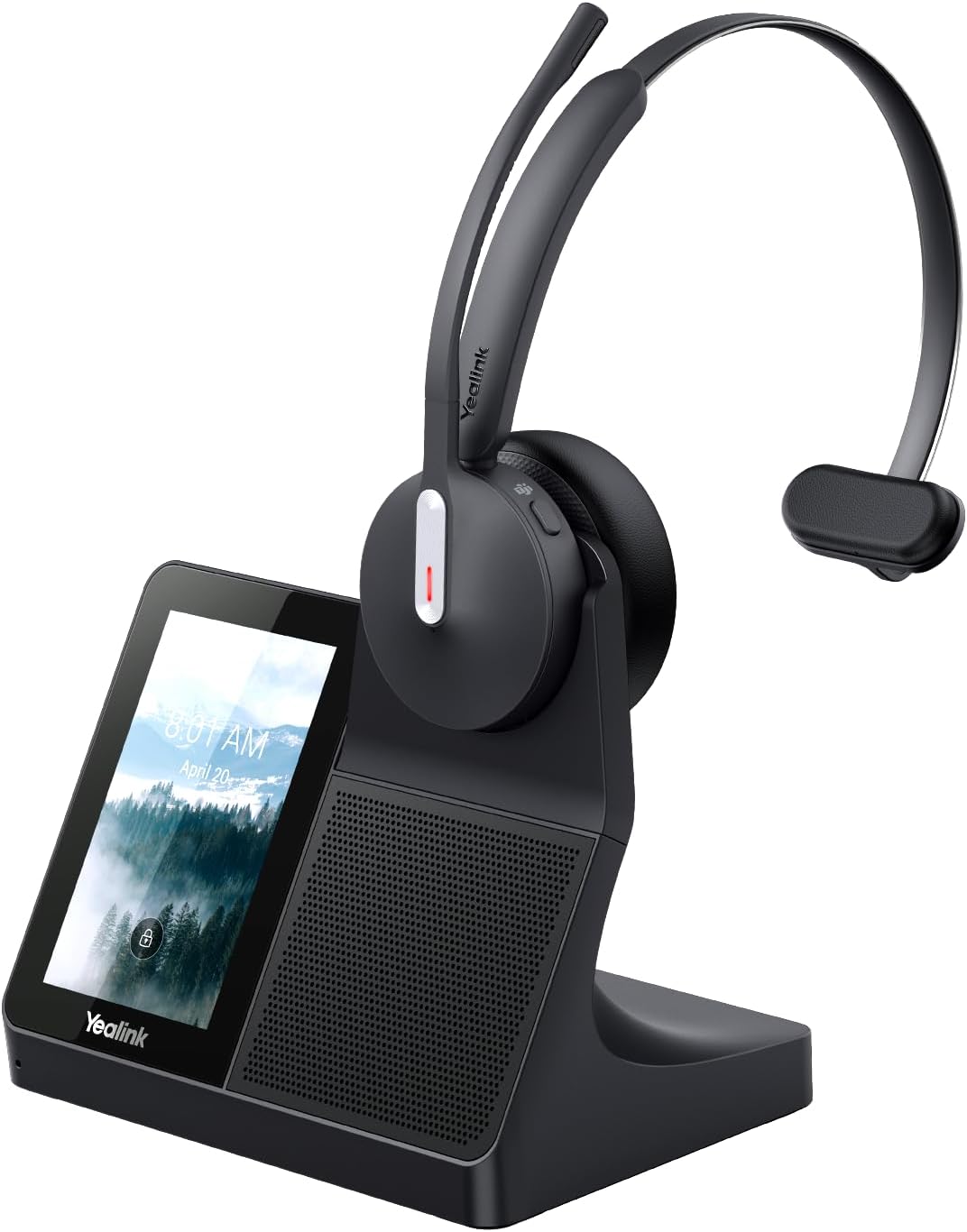 Yealink WH64 - Auriculares inalámbricos DECT con estación de trabaj...