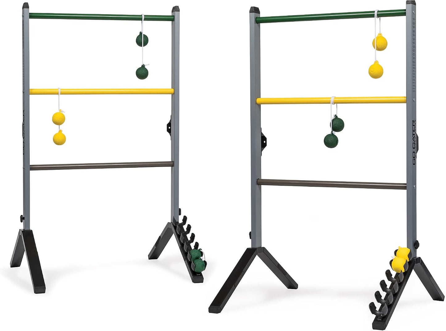 EastPoint Go Gater Ladderball Set, 2 escaleras de acero, 6 bolos, j...