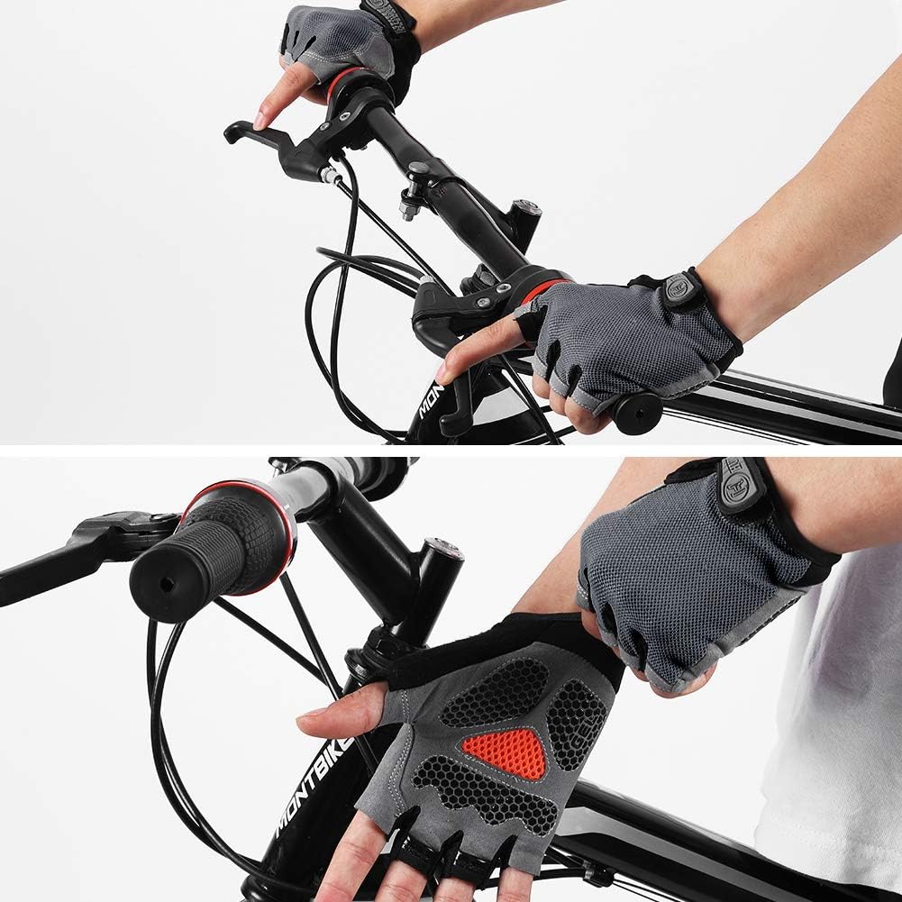 Accmor Guantes de ciclismo para hombres y mujeres, guantes de cicli...