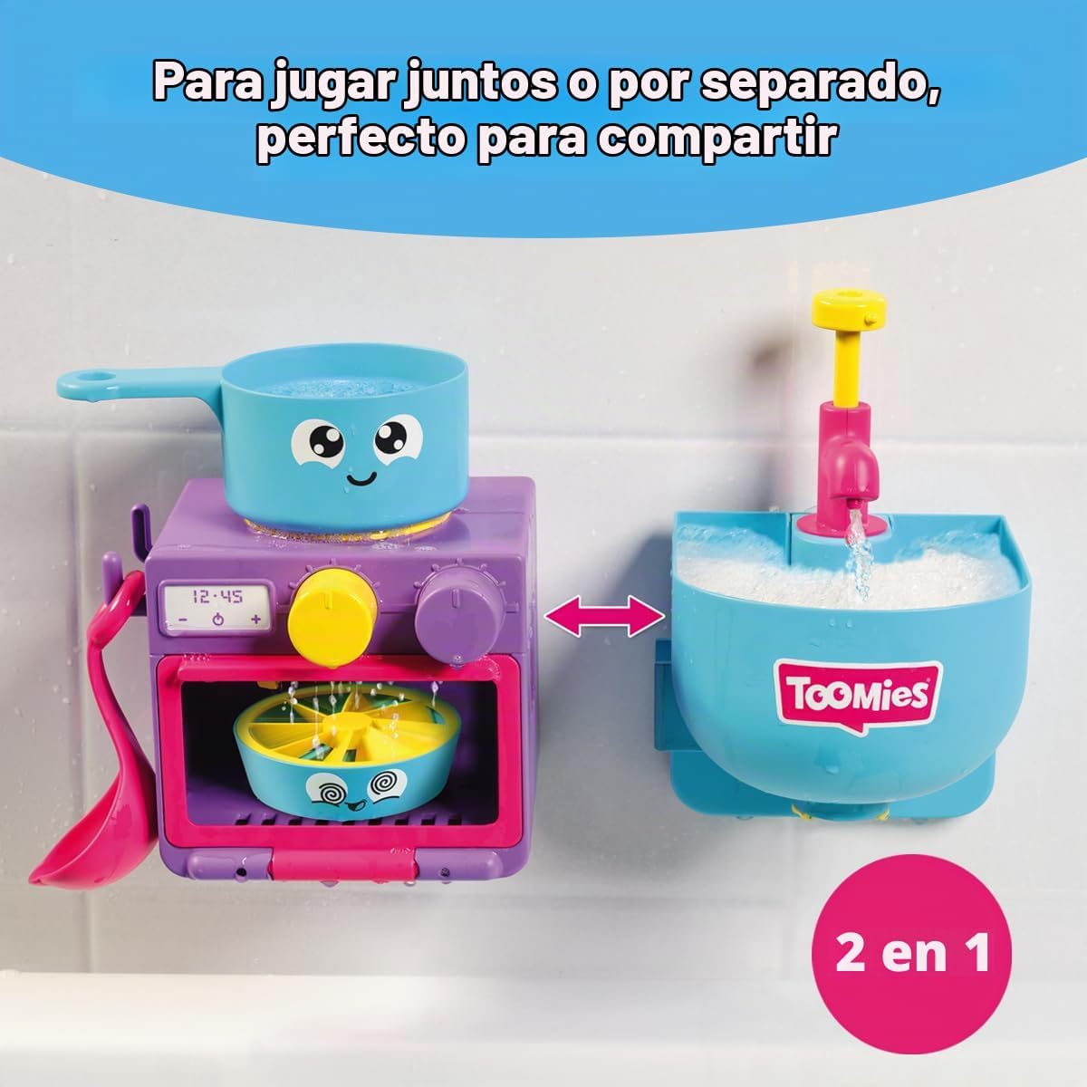 Toomies E73264 Bubble &amp; Bake Bathtime, Bath Toddler - Juguete d...