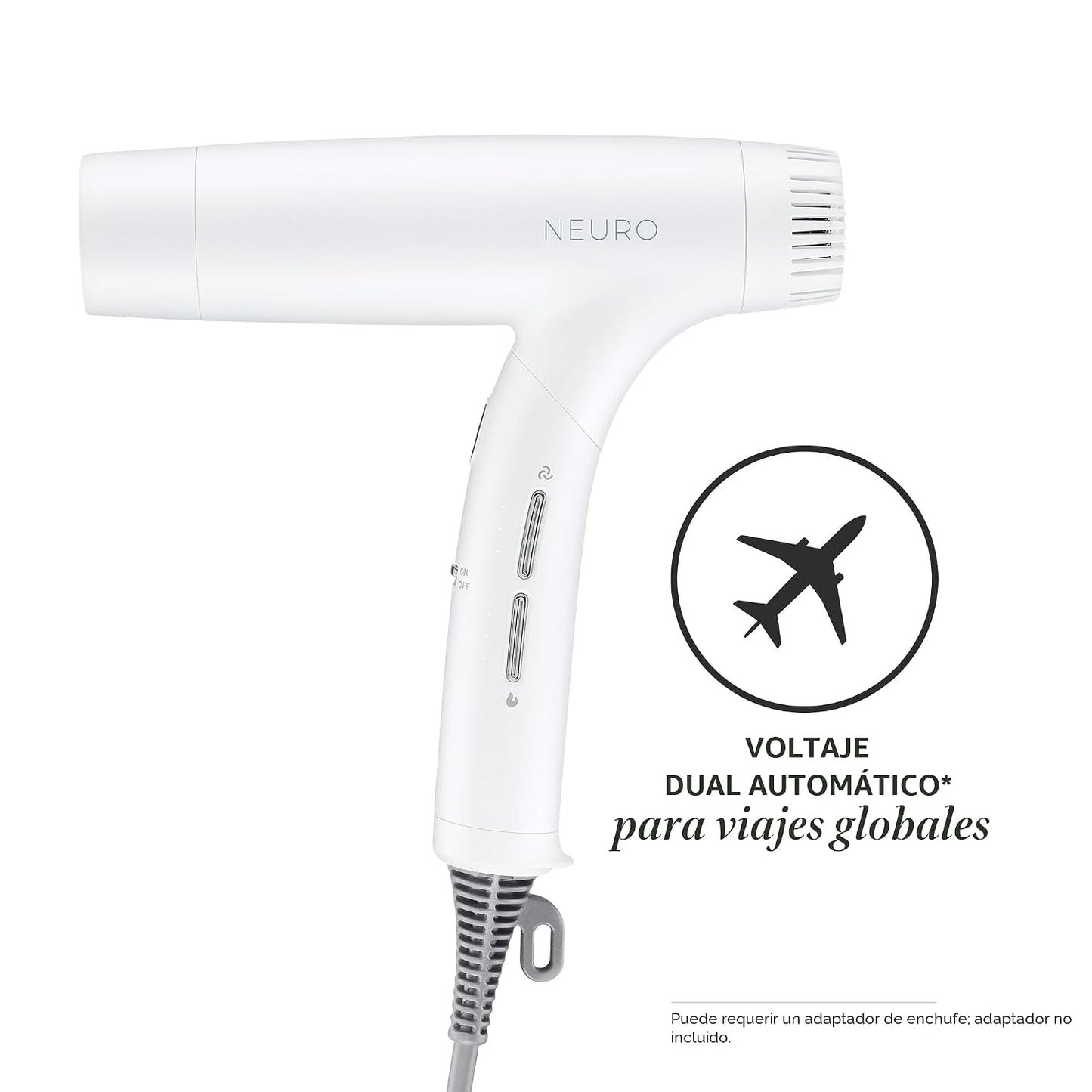 Neuro by Paul Mitchell Dry+ - Secador de pelo profesional plegable...