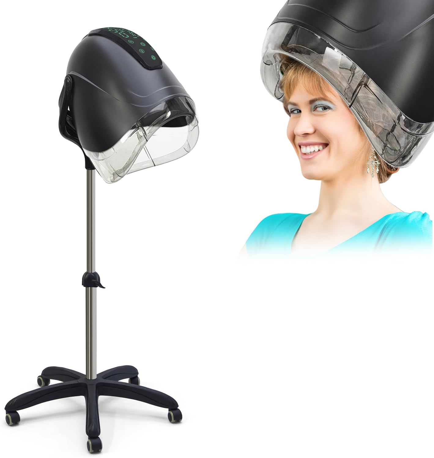 Elitzia Ionic ET1717B - Secador de pelo profesional con capucha de...