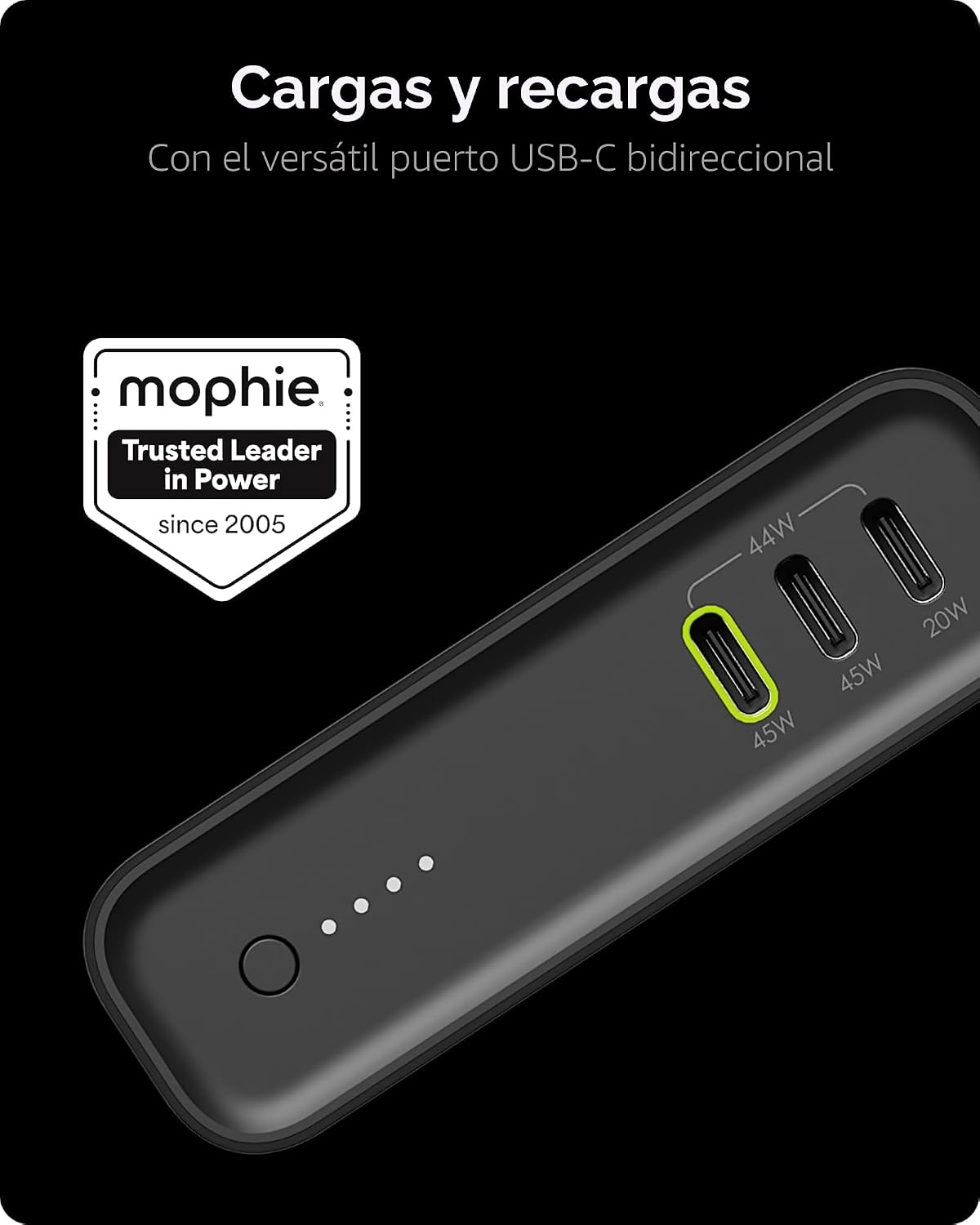 Mophie Powerstation Fast 20,000mAh Batería externa | Carga más rápi...