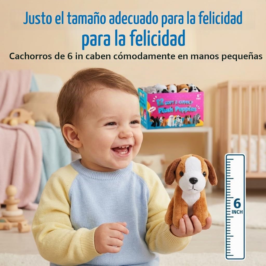 Bedwina Cachorros de peluche \u2013 (paquete de 36) animales de pel...