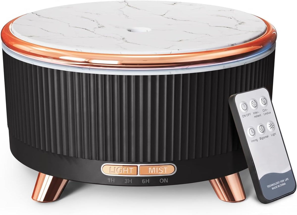 Difusor y humidificador ultrasónico premium: gran capacidad de 16.9...