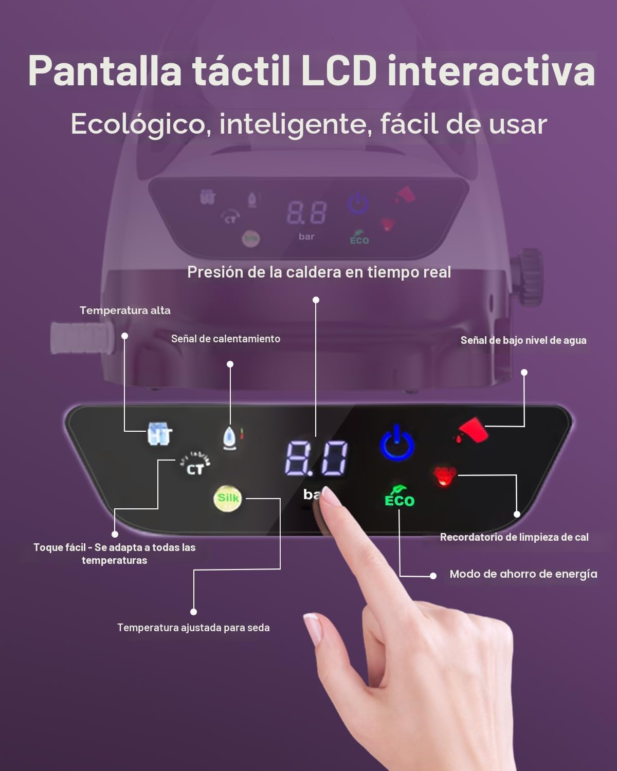 Martisan Plancha generadora de vapor para ropa, estación de vapor L...
