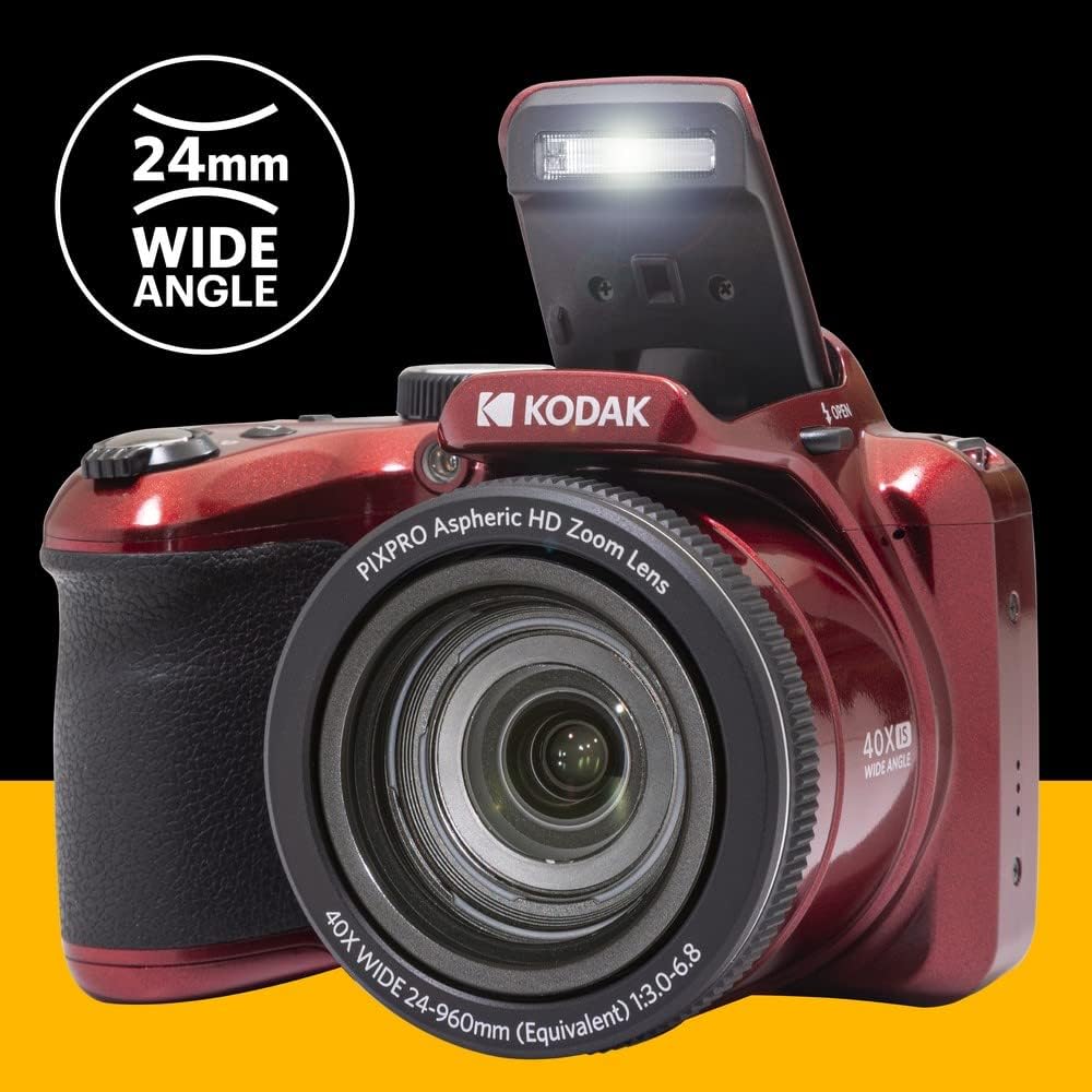 KODAK Pixpro Astro Zoom AZ405 - Puente para cámara digital, zoom X4...