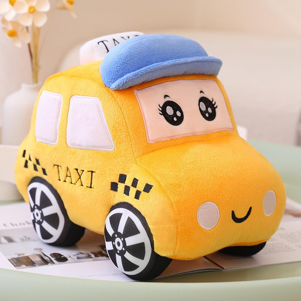 XIYUAN Coche de peluche de auto de felpa de simulación de autobús e...