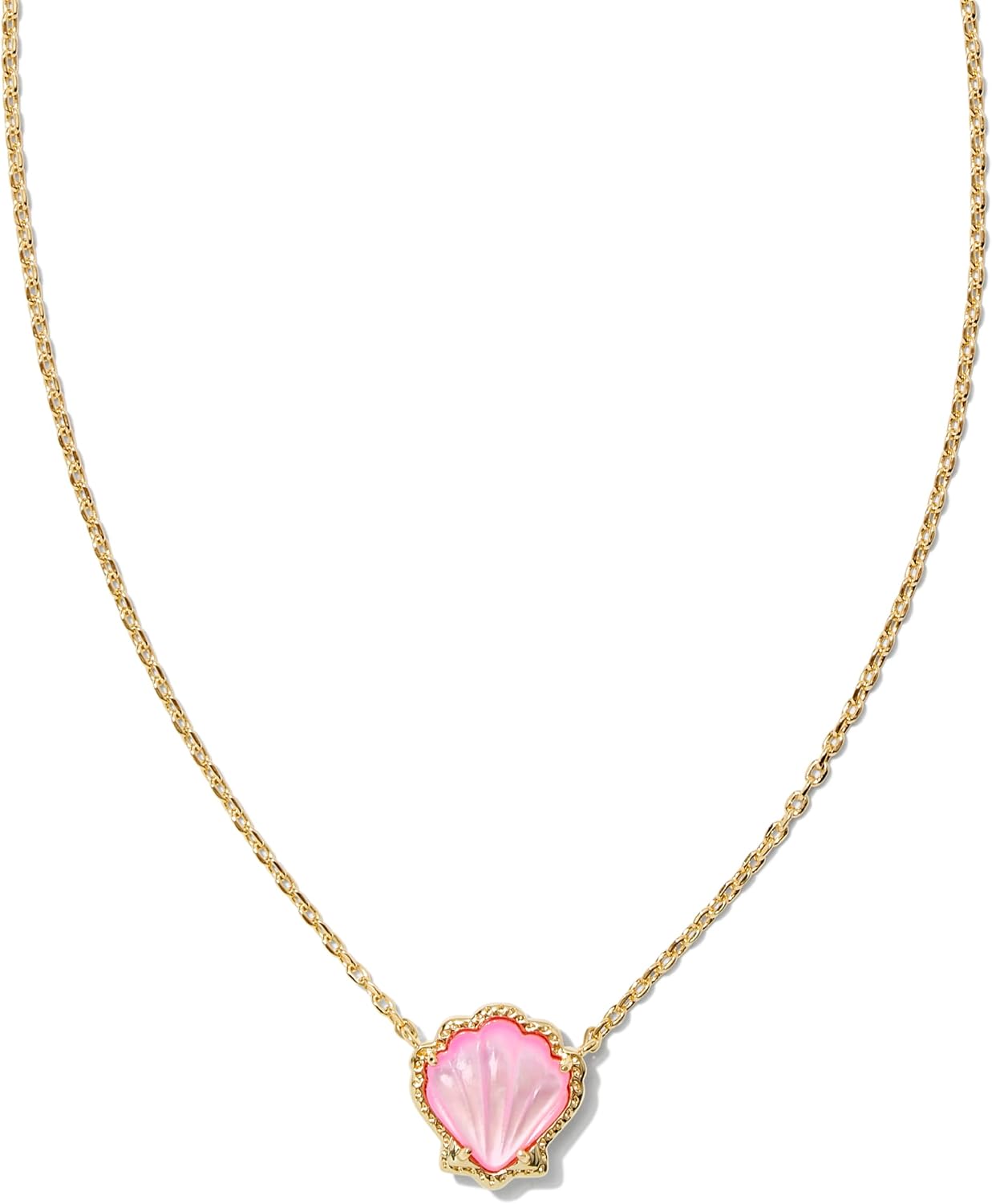 Kendra Scott Brynne Shell Collar con colgante corto, joyería de mod...