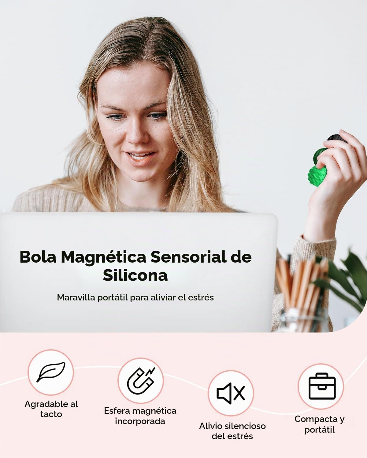 Bolas sensoriales texturizadas del alivio del estrés, juguete de es...