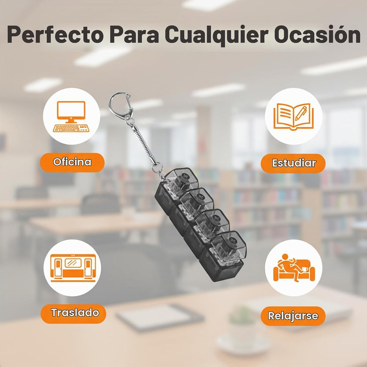 Juguete antiestrés con teclado de 2 piezas, juguete para aliviar el...