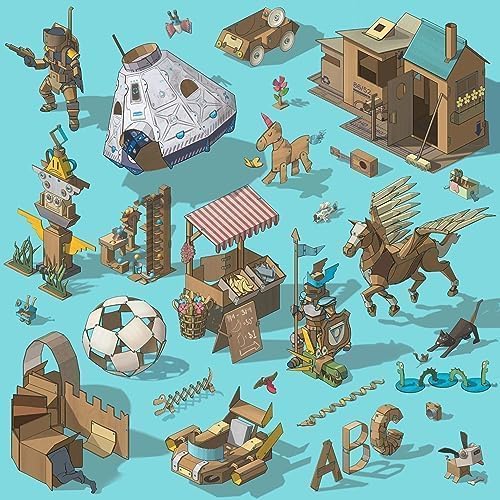 Makedo Descubre | Kit de herramientas de construcción de cartón rec...