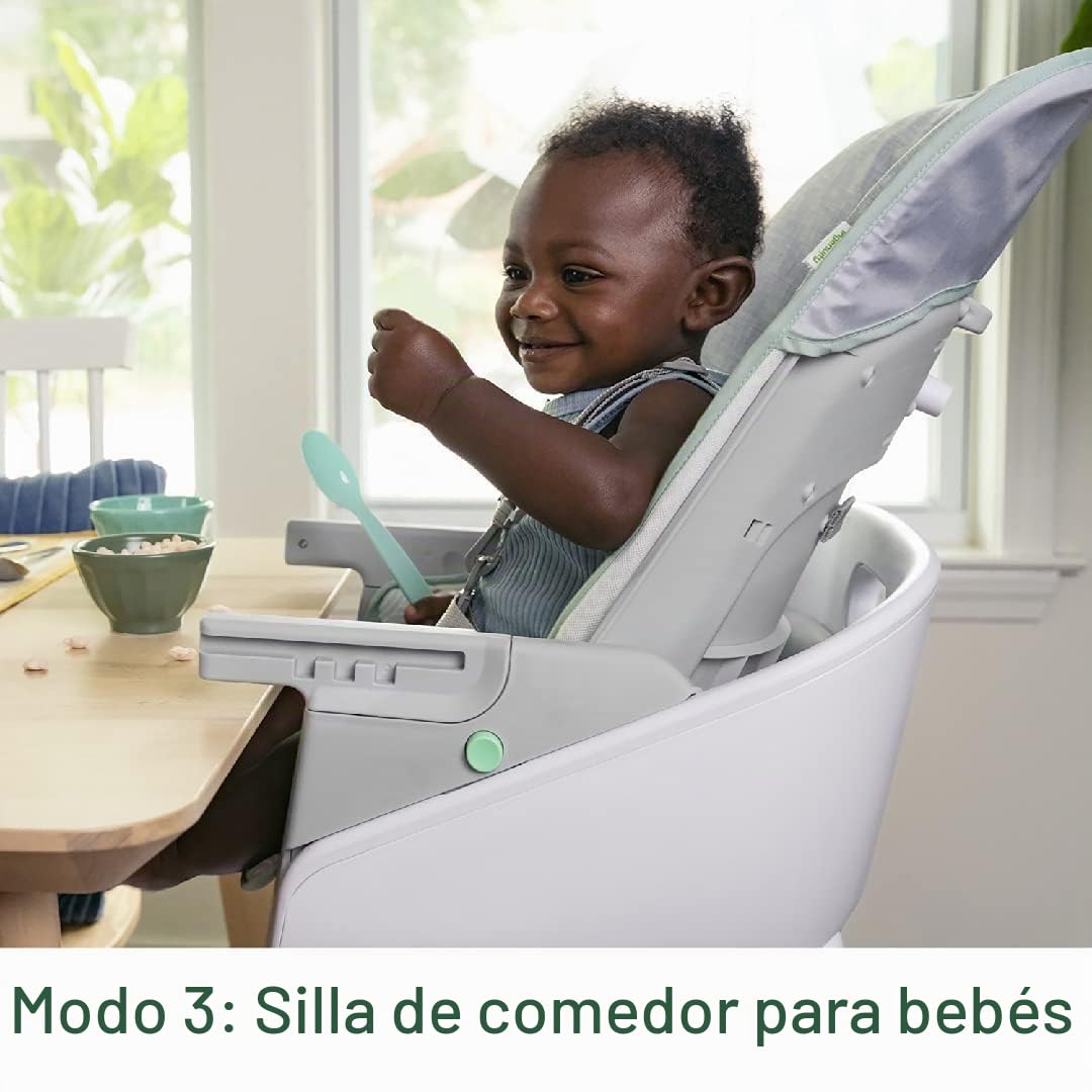 Ingenuity Beanstalk - Silla alta 6 en 1 para bebé a niño grande, se...