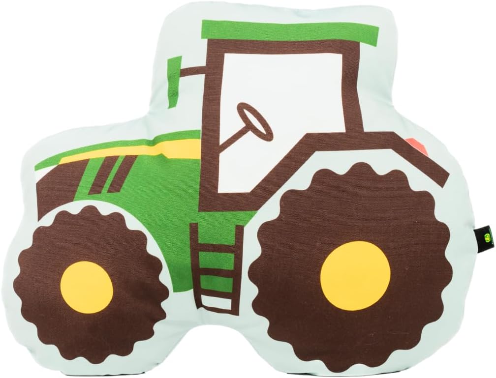 John Deere Trailer Tractor Kids Bedding Almohada Decorativa de Felp...