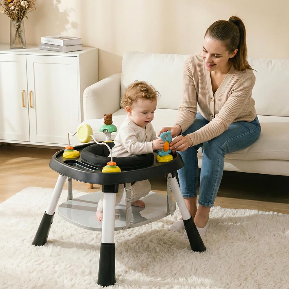 INFANS Silla Alta 9 en 1, Silla Alta Convertible para Bebés y Niños...