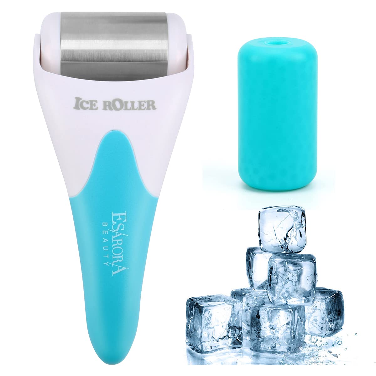 ESARORA Rodillo de hielo para cara y ojos, para la hinchazón, migra...