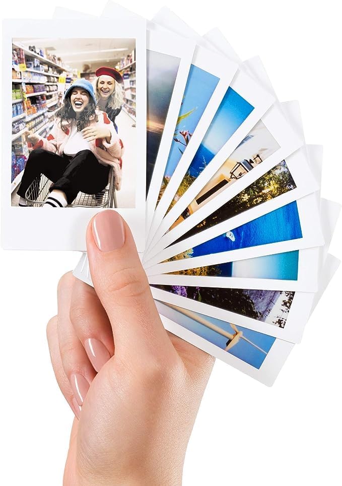 Fujifilm Instax Mini 12 - Cámara de película instantánea lila púrpu...