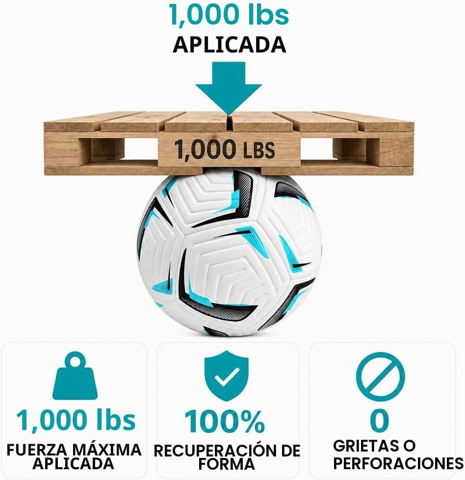 Western Star Balón de fútbol Helix- Tamaño 3 4 5 \u2013 Pelotas de...