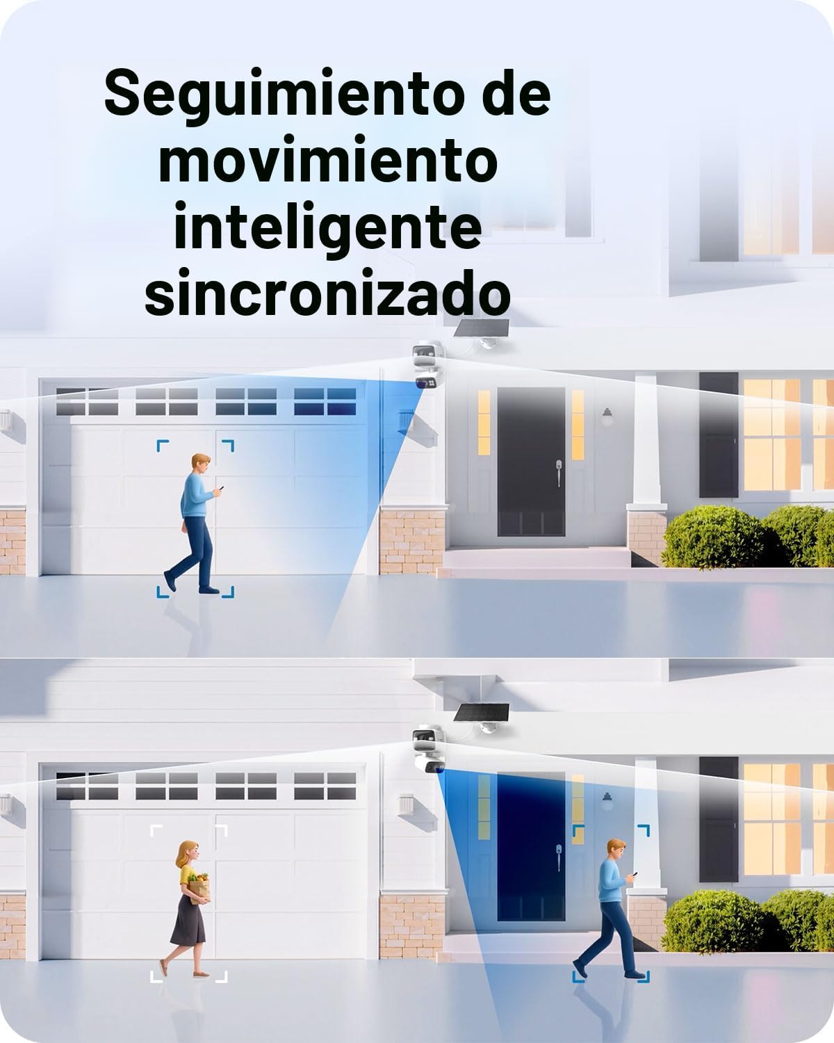 Tapo Cámara de seguridad 4K inalámbrica para exteriores, panorámica...