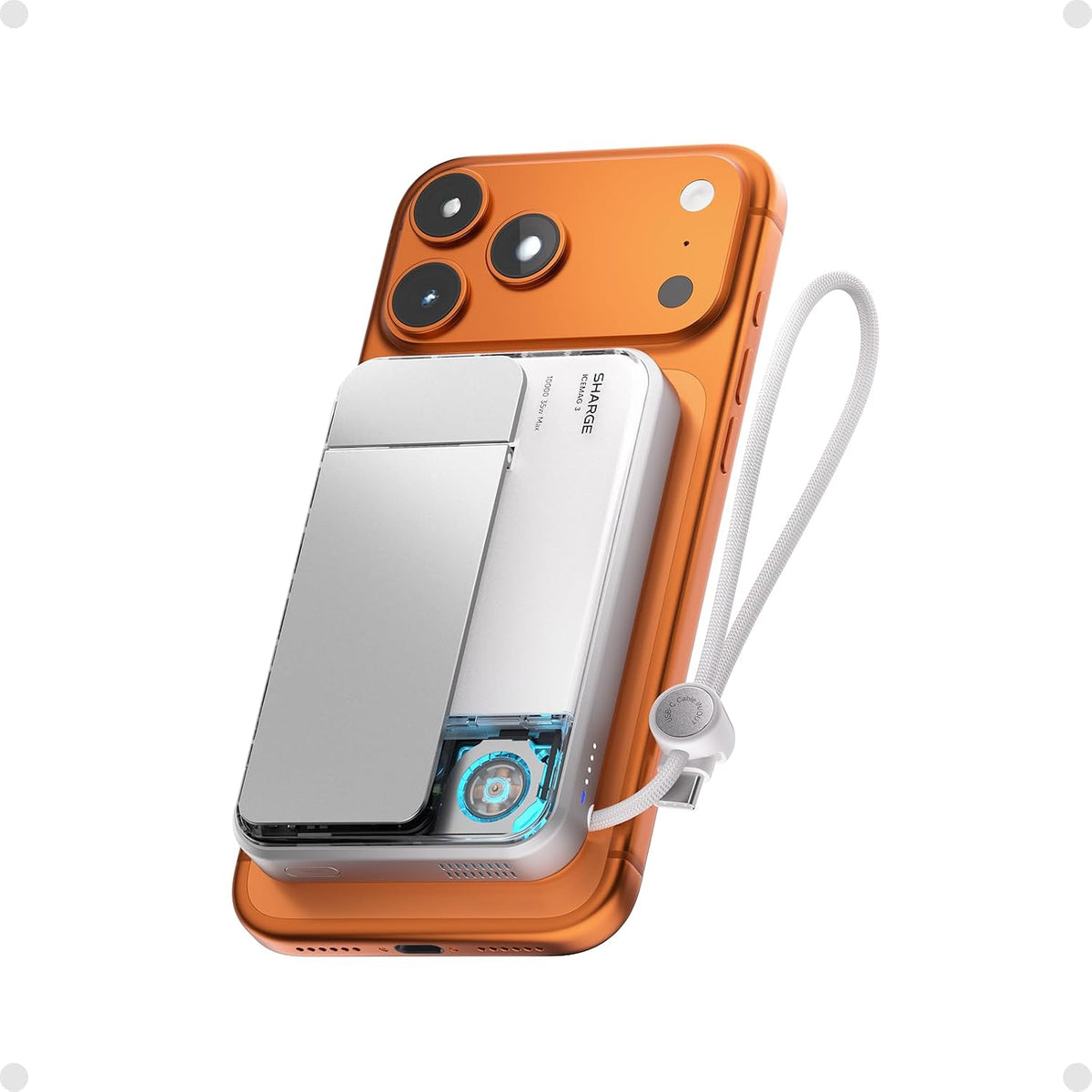 sharge para MagSafe Power Bank Qi2.2 25W 10000mAh cargador portátil...