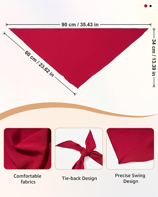 AWAYTR Pañuelo triangular para la cabeza, bandanas para el cabello...