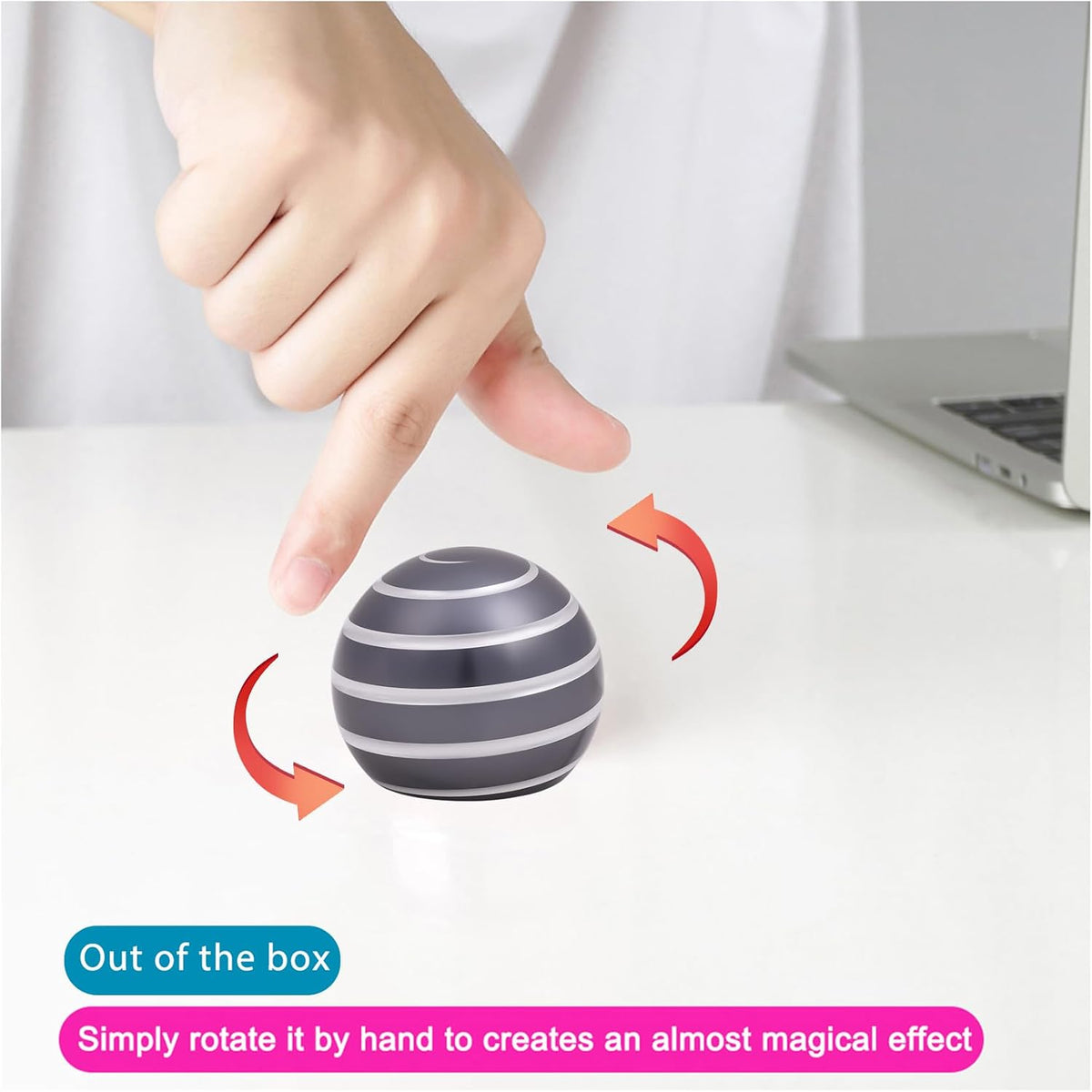 Juguetes de escritorio para Fidget Kinetic Cool-Gadgets: juguete gi...
