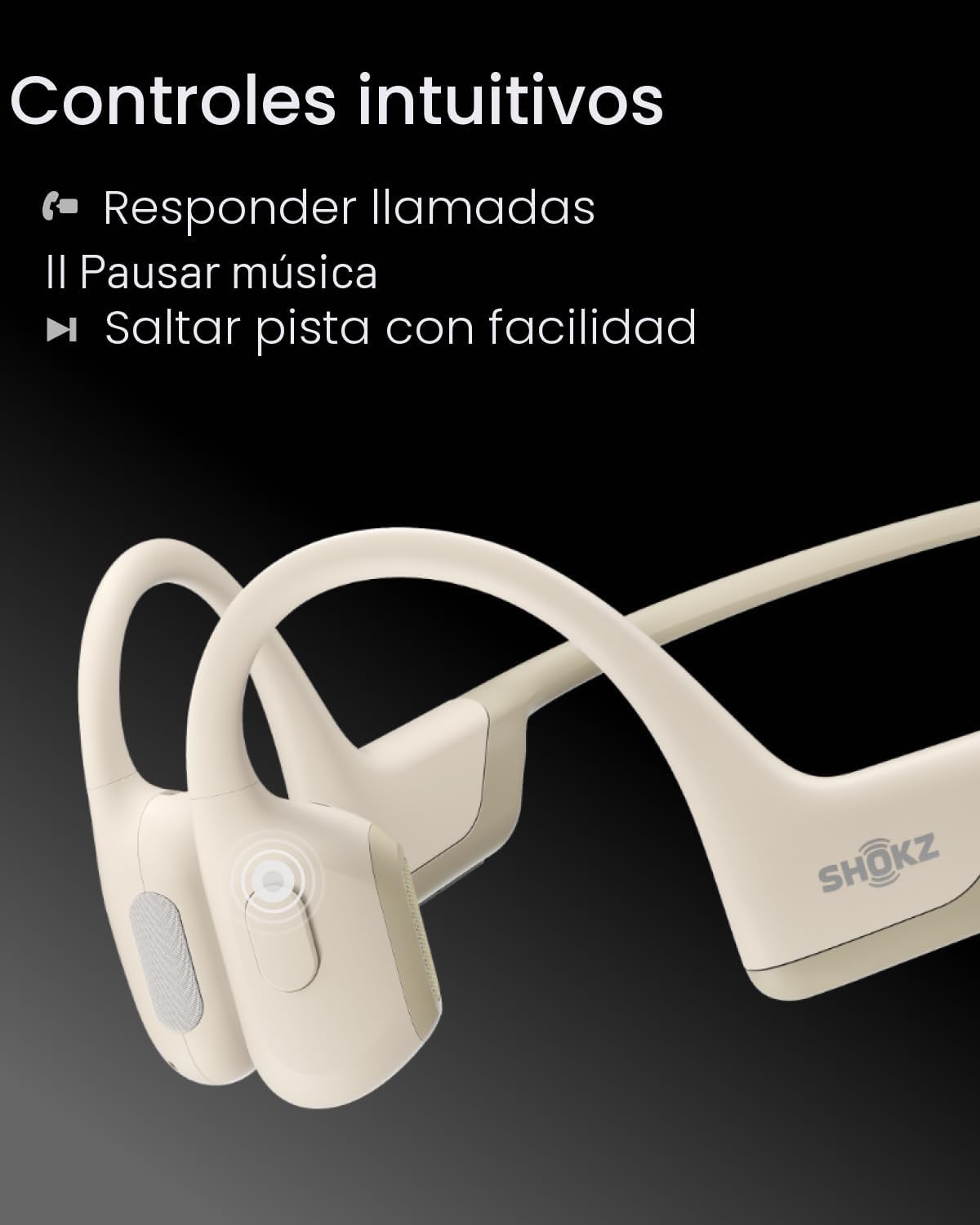 SHOKZ OpenRun Pro Mini-- Auriculares de conducción ósea con Bluetoo...