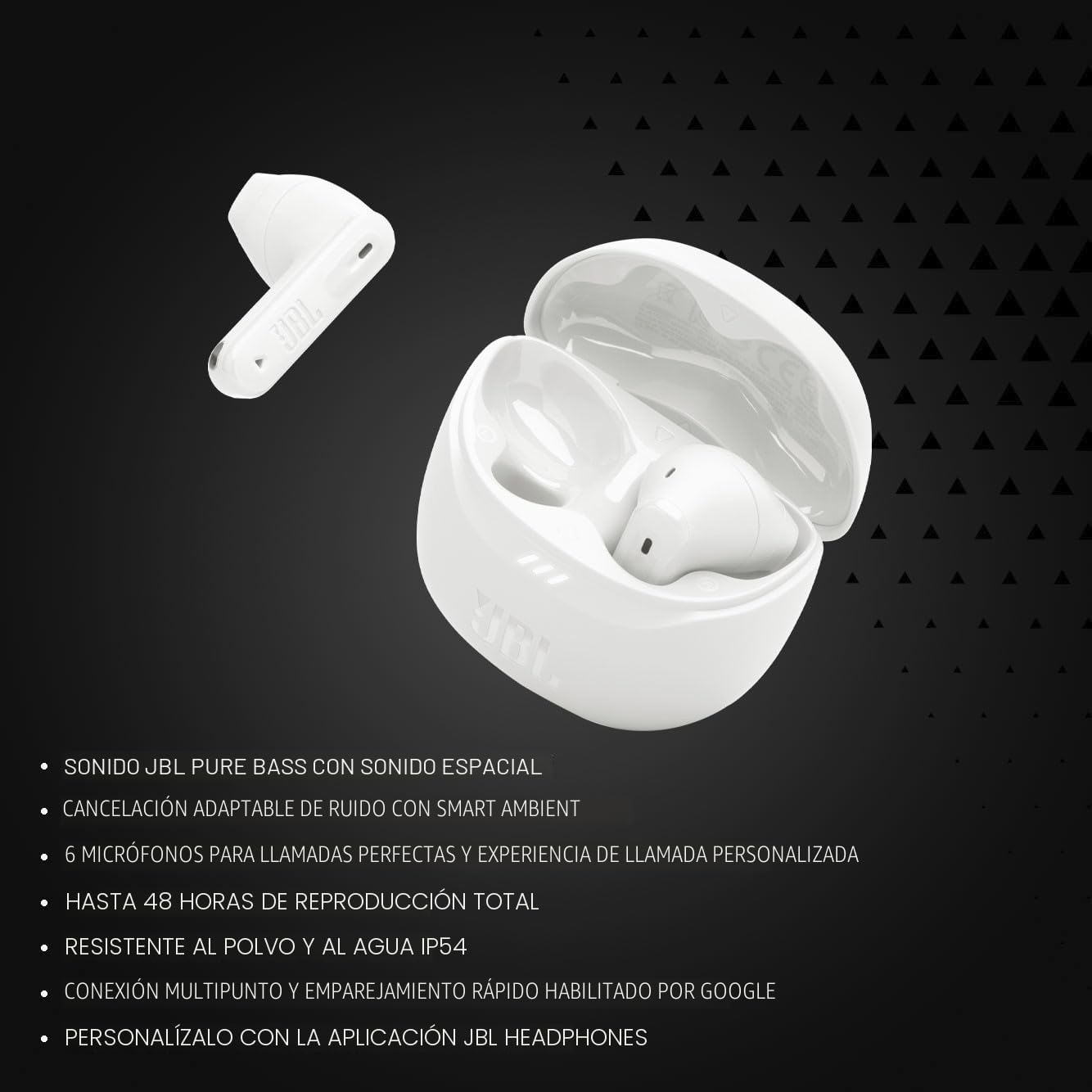 JBL Tune Flex 2 - Auriculares verdaderamente inalámbricos con cance...