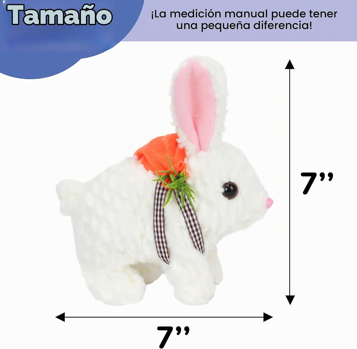 Hopearl - Juguete electrónico interactivo de peluche, con sonidos,...