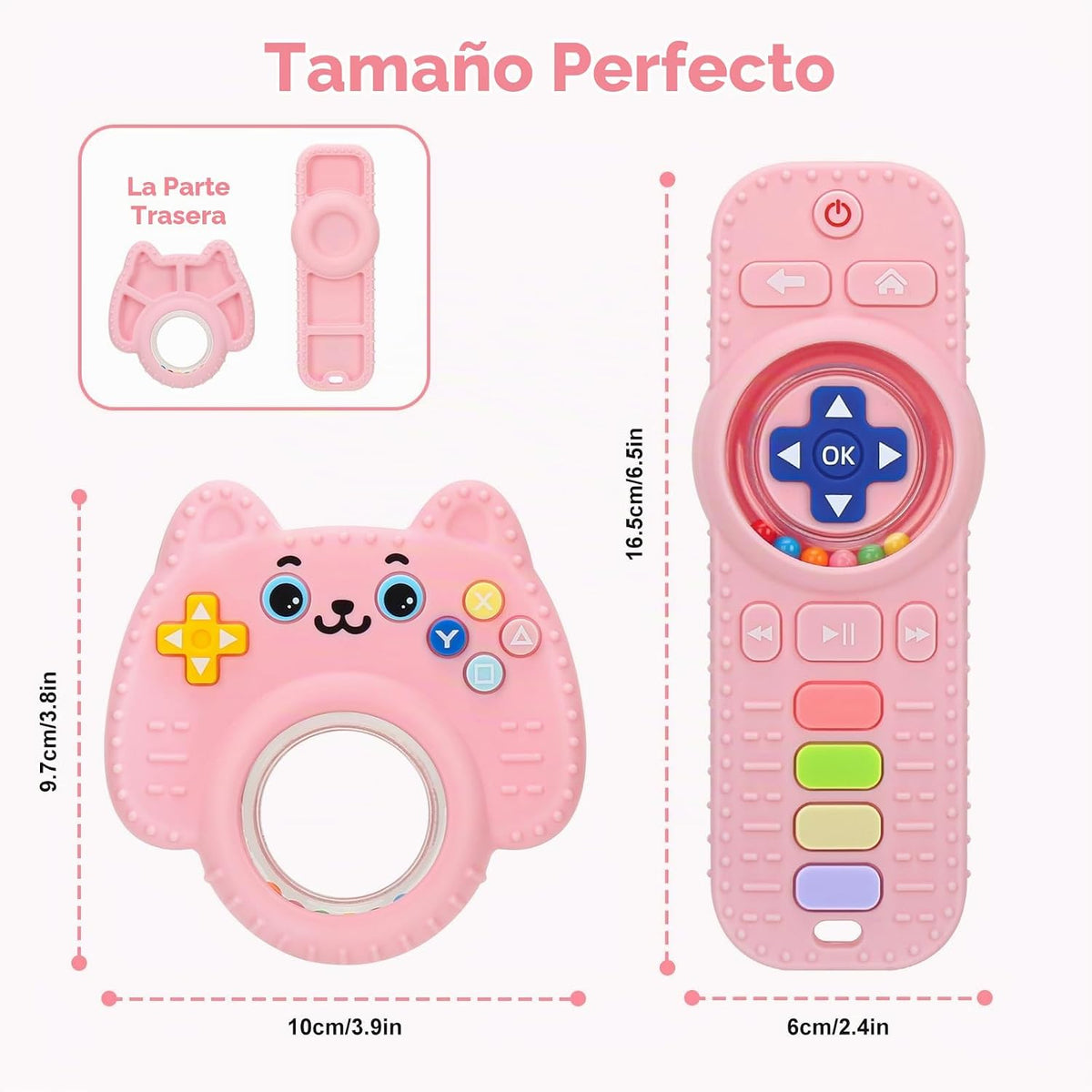 Suhunide Baby Rattles - Juguetes de dentición para bebés de 3 a 6 m...