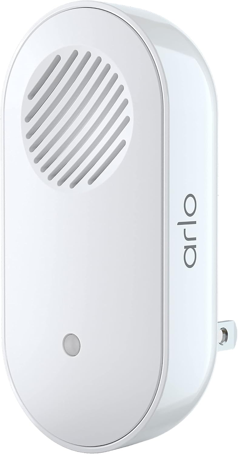 Arlo Chime 2, sirena incorporada, alertas audibles, melodías person...