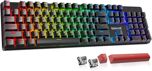 Redragon K671KS Teclado mecánico inalámbrico para juegos, teclado p...
