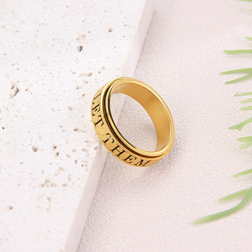 Anillo de ansiedad para adultos para mujeres: Fidget Spinner Cute L...