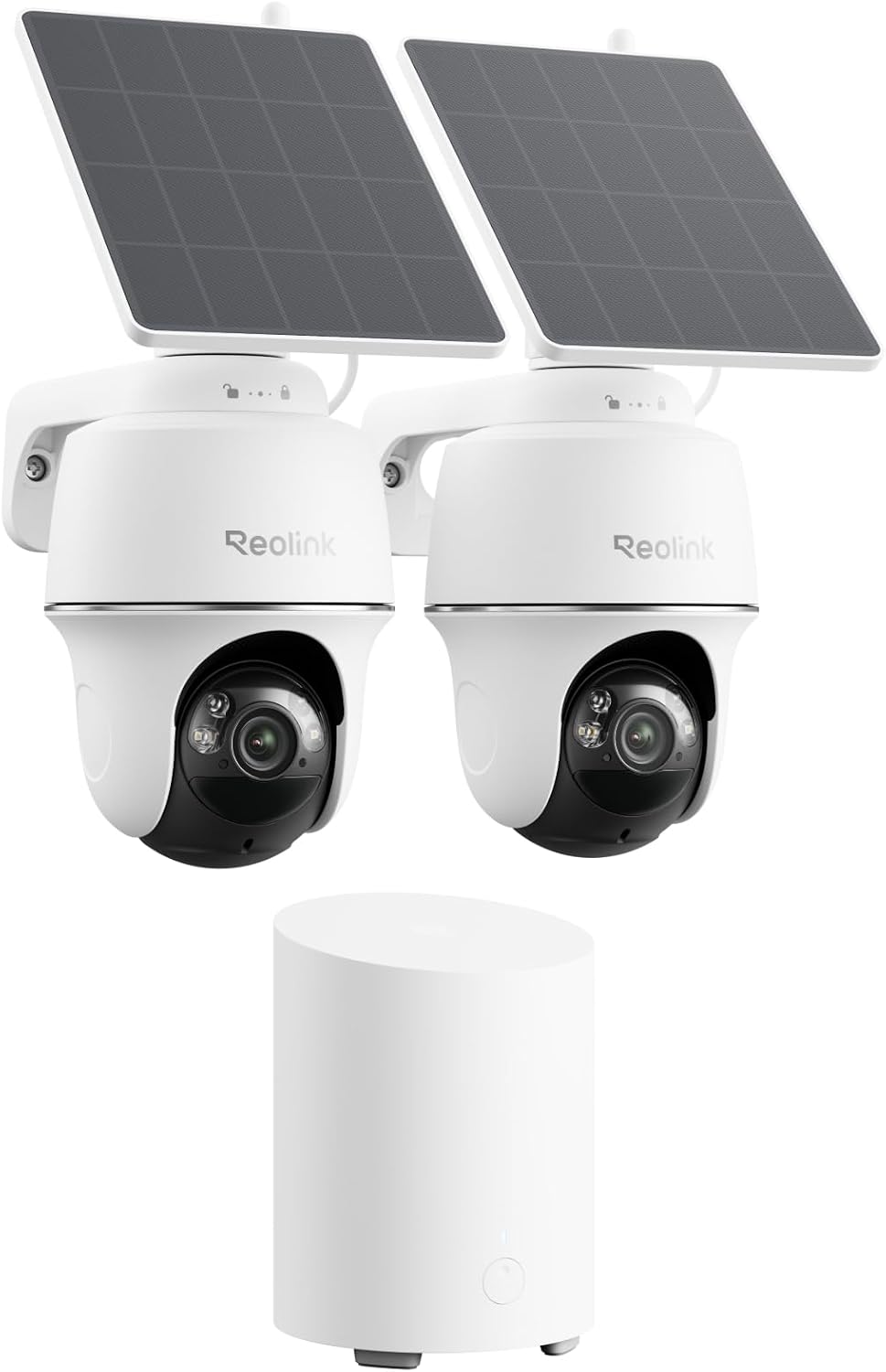 REOLINK 360° PT - Cámaras de seguridad solares inalámbricas para ex...