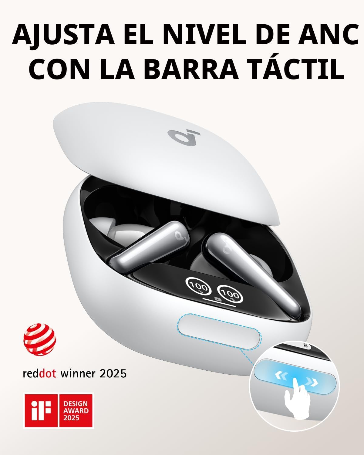 Soundcore Liberty 4 Pro de Anker, auriculares inalámbricos con canc...