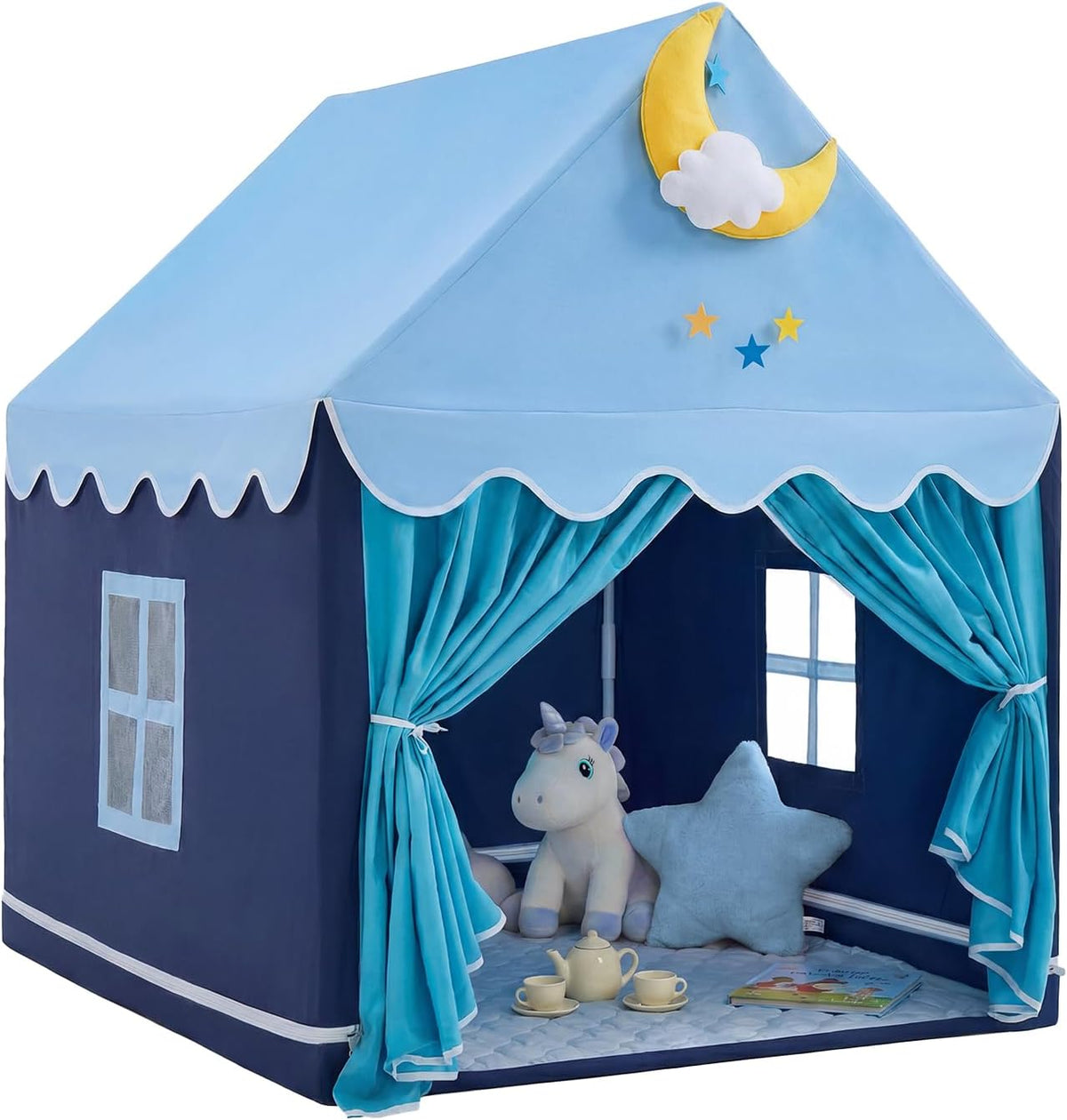 GeeSound Tienda de campaña para niños para niñas en el interior: co...