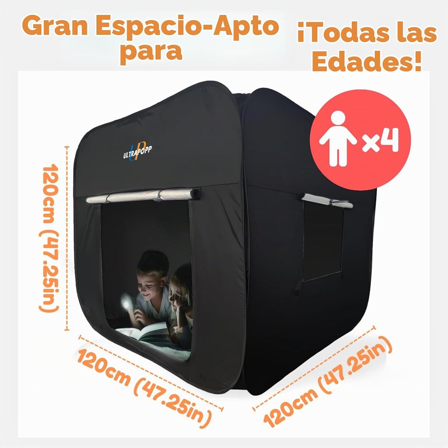 Ultrapopp Tienda Sensorial Emergente para Niños, Extra Grande 47x47...