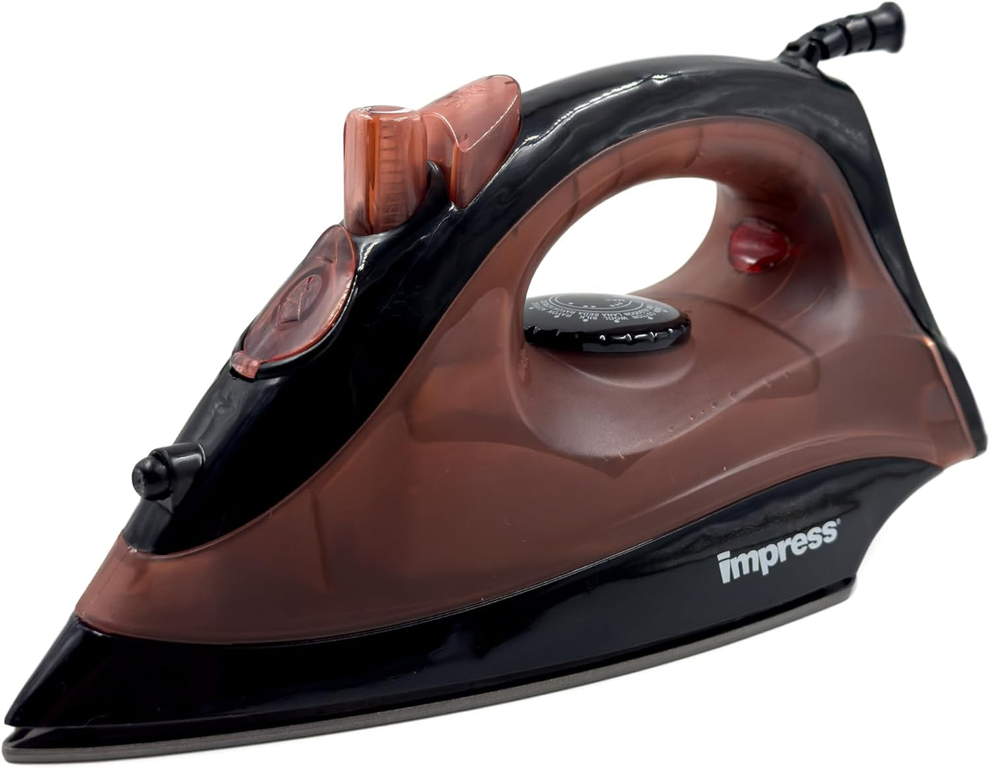 Impress Plancha básica para ropa | Antiadherente | Compacta | Spray...