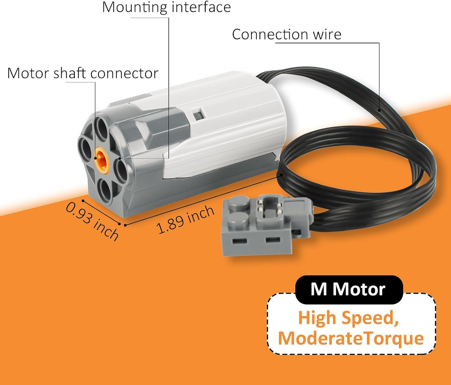 VAOEVA Kit de motor 5 en 1 compatible con la mayoría de bloques de...