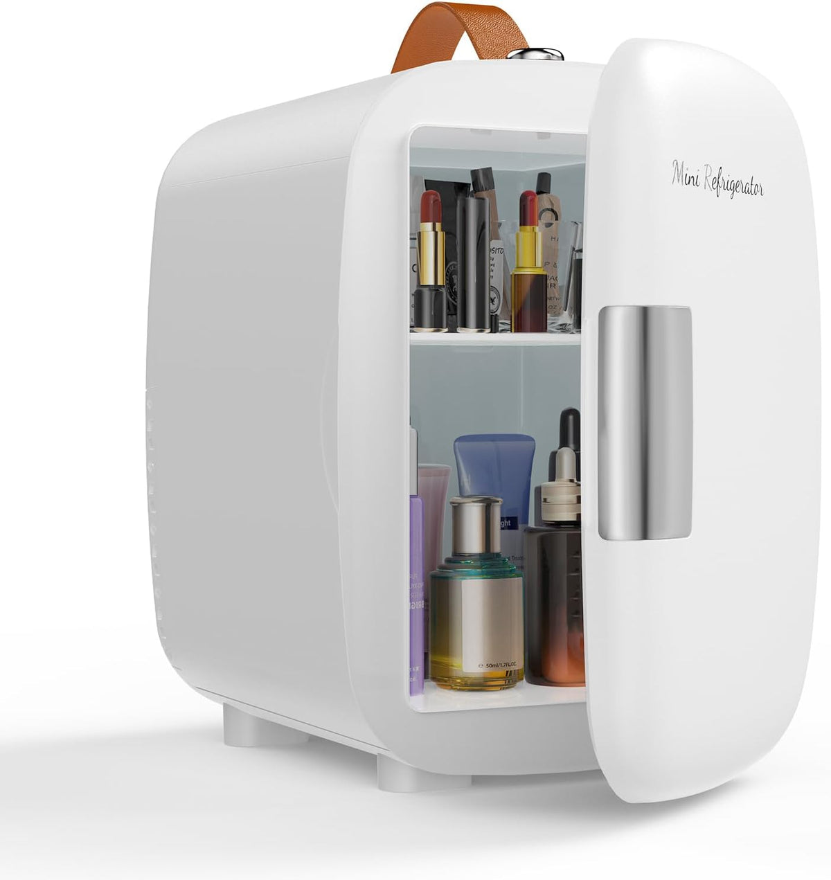 NEWBULIG Minirefrigerador para Dormitorio, Oficina y Auto, Mini Ref...